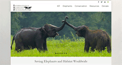 Desktop Screenshot of elephantconservation.org